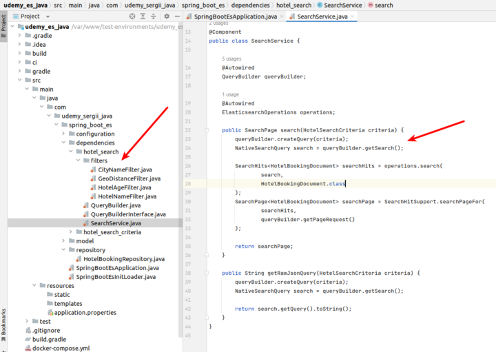 Java Spring Boot and ELASTICSEARCH – Search service and Query builder ...